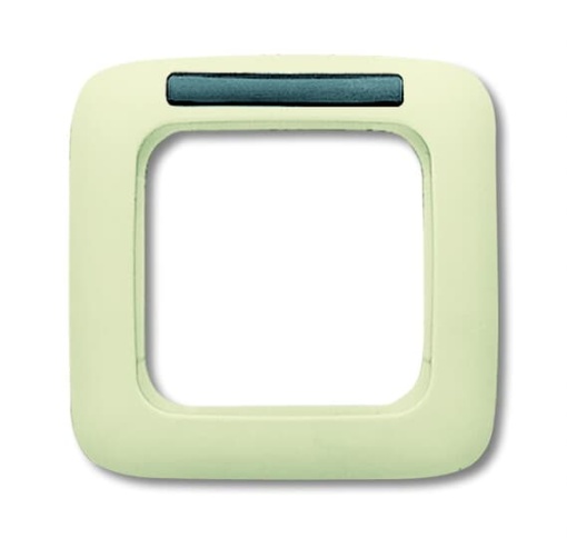 Cover frame 1gang white  BuschDuro 2000 SI