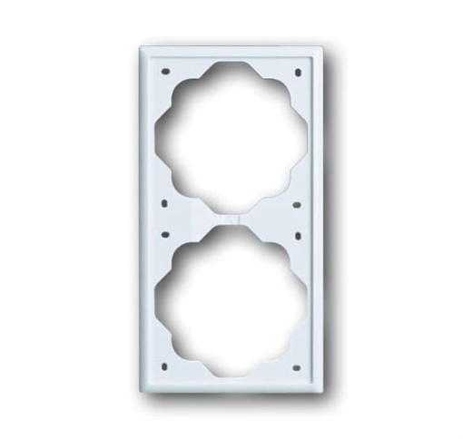 Cover frame 2gangs alpine white  impuls