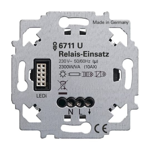 Relay insert Zigbee 1 gangs 230 V