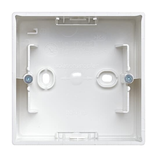 Mounting Box 1 gang alpine white  Buschbalance SI