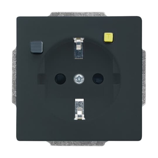 FISchukomat SCHUKO socket insert Safety Shutter anthracite   Platform 63