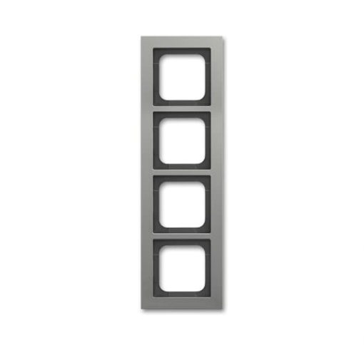 Cover frame 4gang platinum  Buschaxcent pur