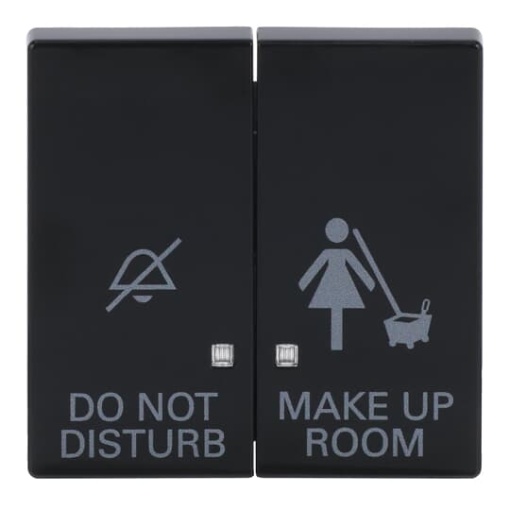 Rocker with legend DND MUR 1gang for Switchpush button Twopart rocker anthracite  Platform 63