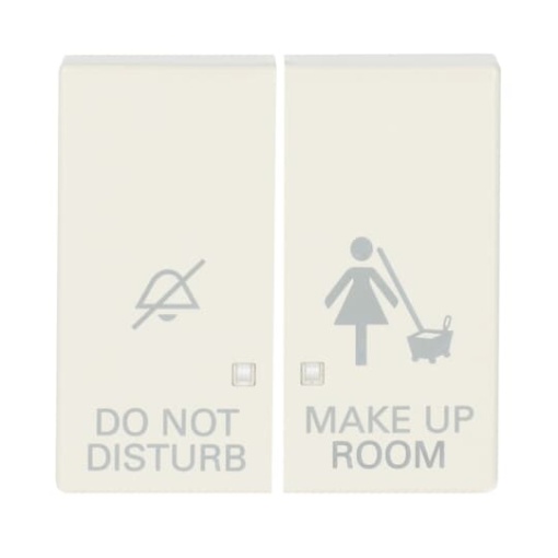 Rocker with legend DND MUR for Switchpush button Twopart rocker ivory white  Platform 63