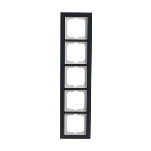 Cover frame 5gang glass oyster  Buschaxcent pur