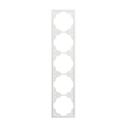 Cover frame 5gangs alpine white  impuls