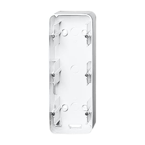 Mounting Box 3 gang studio white  alpha