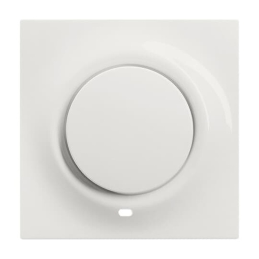 Cover plate None with Small Red Calotte for Switchpush button Single rocker alpine white  impuls