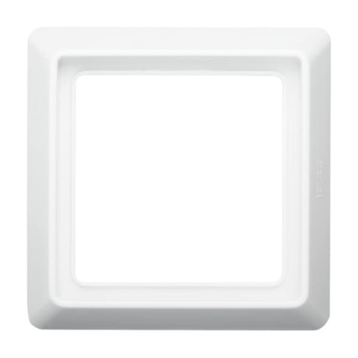Cover frame 1gangs alpine white  Allwetter 44 IP 44