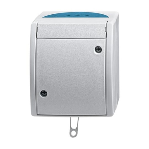 Pull cord switch Twoway switch grey  bluegreen  ocean