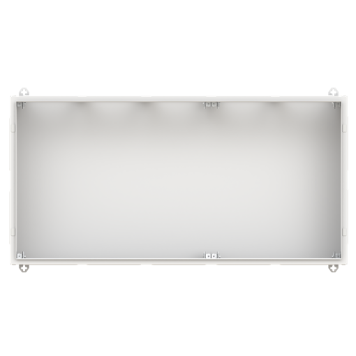 Wall-mounting cabinet, Rows 4, 650 mm x 1300 mm x 225 mm, Isolated Class II, IP30