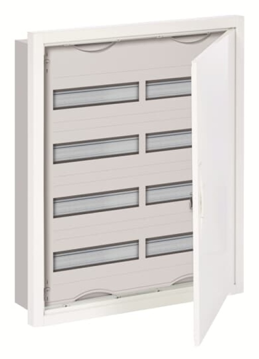 U Compact distribution board, Flush mounting, 96 SU, Isolated Class II, IP31, Rows 4, 684 mm x 560 mm x 120 mm