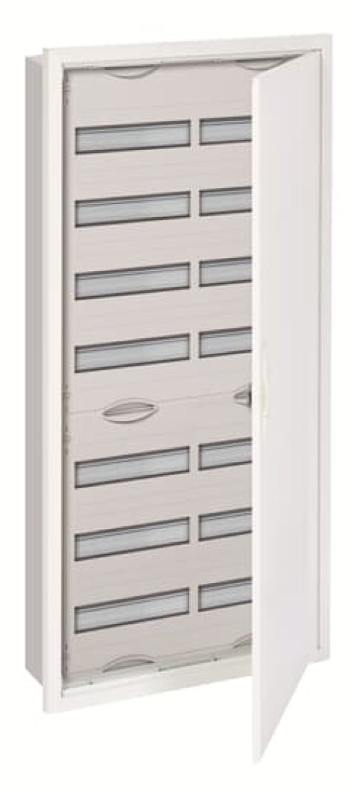 U72 U Compact distribution board, Flush mounting, 168 SU, Isolated Class II, IP31, Field Width 2, Rows 7, 1134 mm x 560 mm x 120 mm