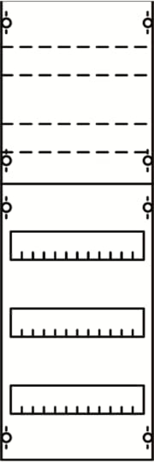 DIN rail devices and DIN rail terminals 750 mm x 250 mm x 120 mm  3  1