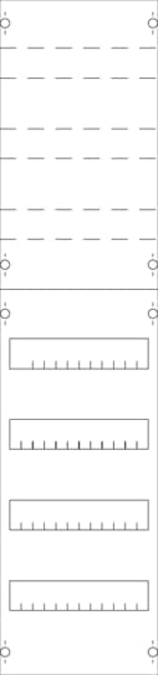 DIN rail devices and DIN rail terminals 1050 mm x 250 mm x 120 mm  4  3