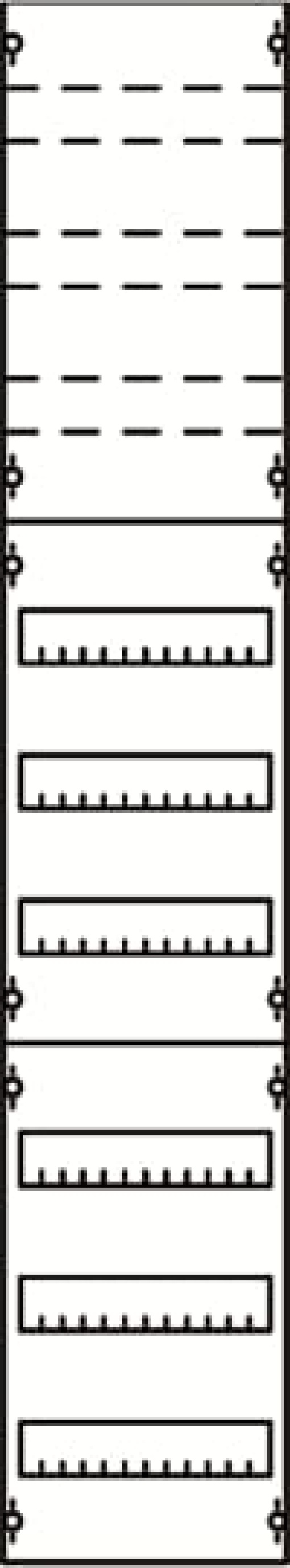 DIN rail devices and DIN rail terminals 1350 mm x 250 mm x 120 mm  6  5