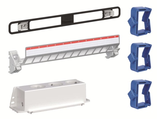 Enclosure accessories  12 modules Dimensions 116 mm x 246 mm x 121 mm