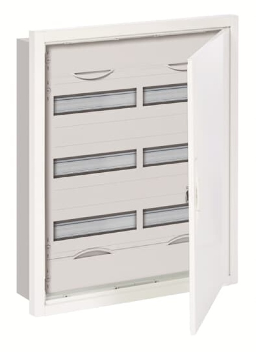 U Compact distribution board, Flush mounting, 72 SU, Isolated Class II, IP31, Rows 3, 684 mm x 560 mm x 120 mm