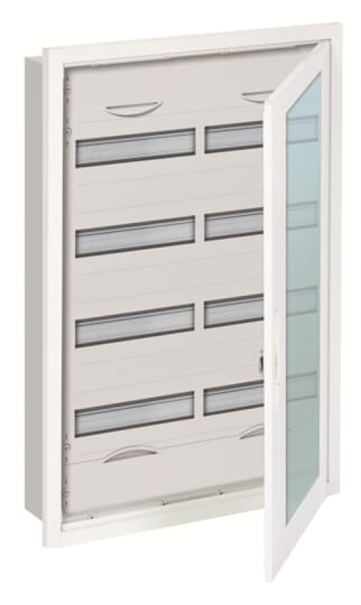 U Compact distribution board, Flush mounting, 96 SU, Isolated Class II, IP31, Rows 4, 834 mm x 560 mm x 120 mm