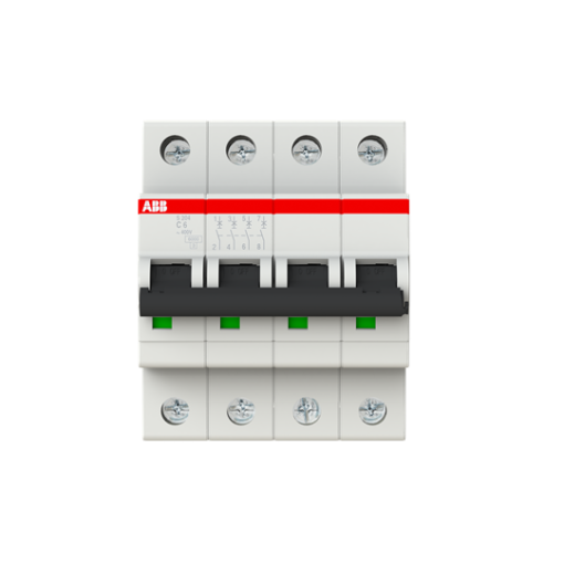 Miniature Circuit Breaker  S200  4P  6 A  C