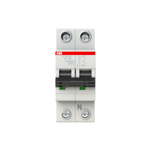 Miniature Circuit Breaker  S200 80100A  1PN  100 A  B