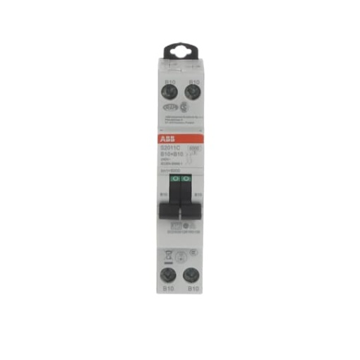 Miniature circuit breaker  2P  B  10 A