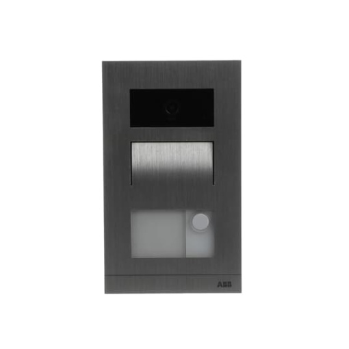 Mini video outdoor station 1 pushbutton 1 buttons aluminium