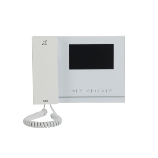 M22303W02 43 Colour video handset indoor station with induction loopWhite