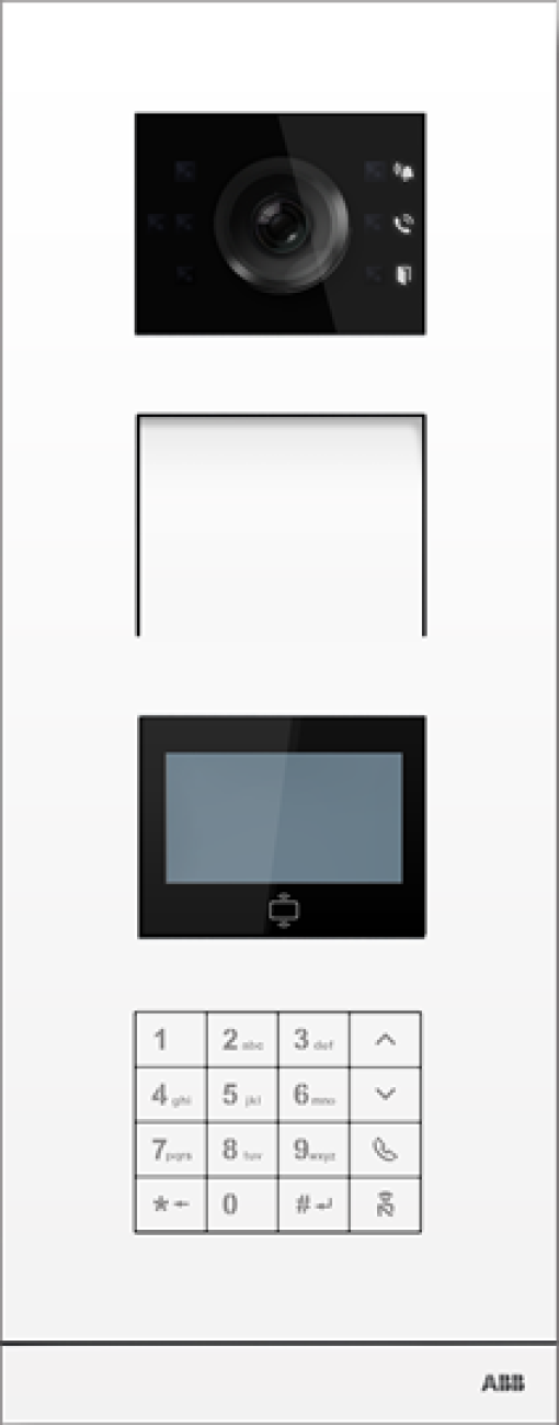 OS IPkeypad with display IC white