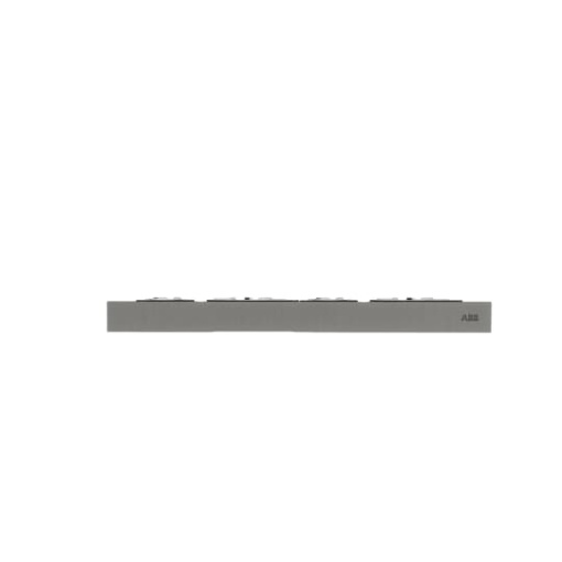End-strip, size 2x, stainless steel