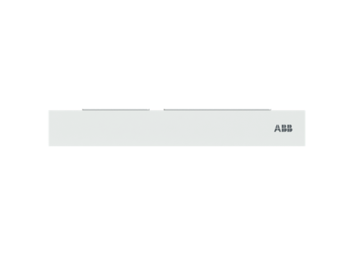 End-strip, size 1x, white
