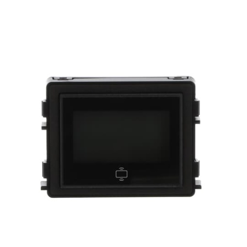 Display module with IC card reader,for Vigik application, black, RFID