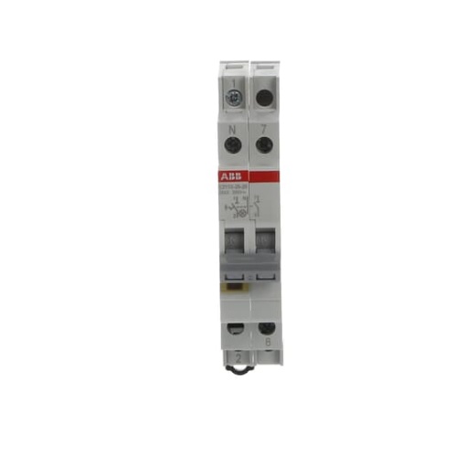 ON-OFF Switch, 25 A, acc. to EN 250400 V AC, 2NO, El. Color Grey, 1LED, Yellow, MW 1