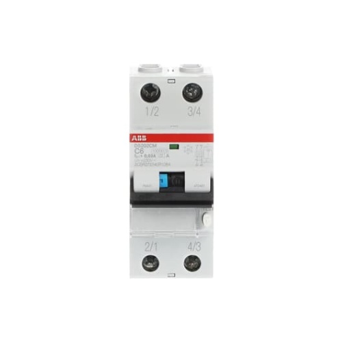 DS202C M C6 A30 Residual Current Circuit Breaker with Overcurrent Protection