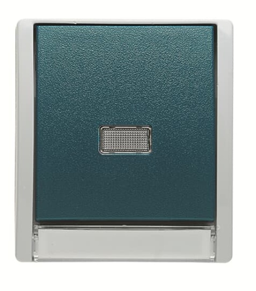 Push button Without imprint Single push button 1P pole 1NO 0NC 1CO Blue  ocean