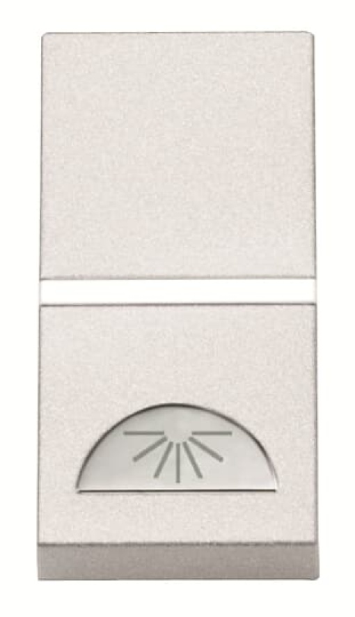 Pushbutton SP with light symbol  1M  White Symbol light Single push button Rocker 1 pole White  Zenit