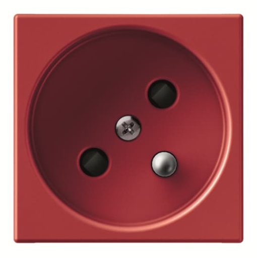 French socket 45º RJ Without imprint Red   CEM