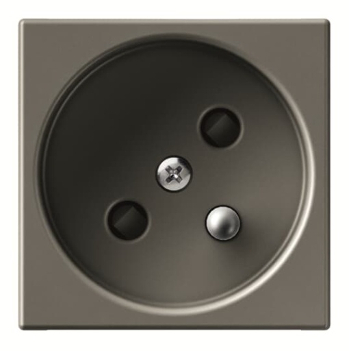 French socket 45º AN RAL7016 Without imprint Anthracite   CEM