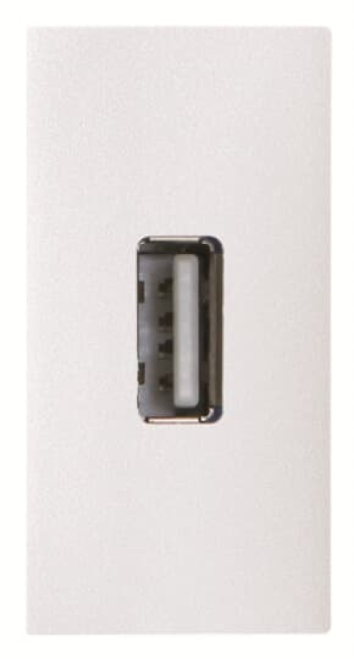 USB outlet USB 1 gang White - Zenit