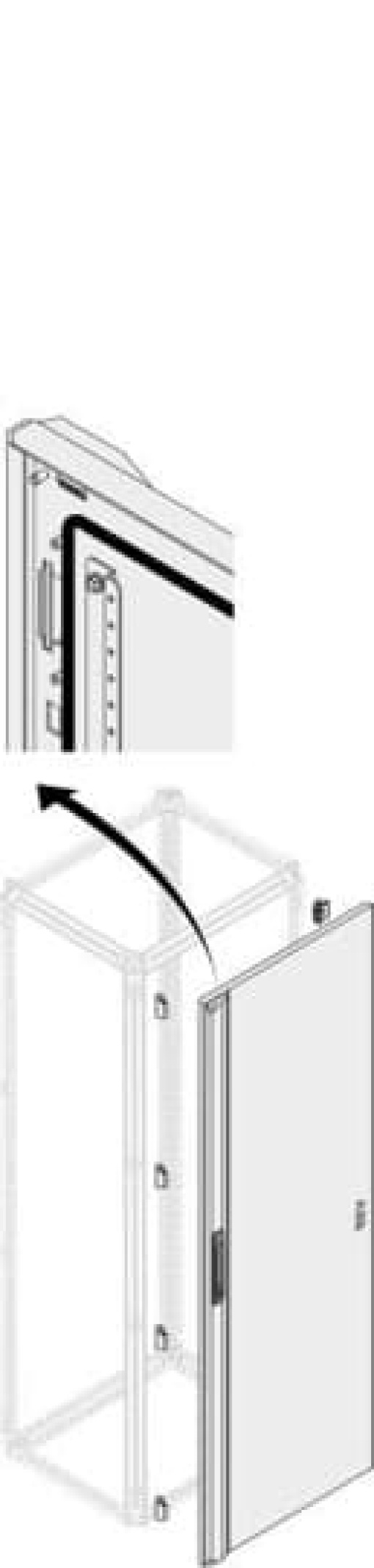 IP65 BLIND DOOR H1800MM W400MM