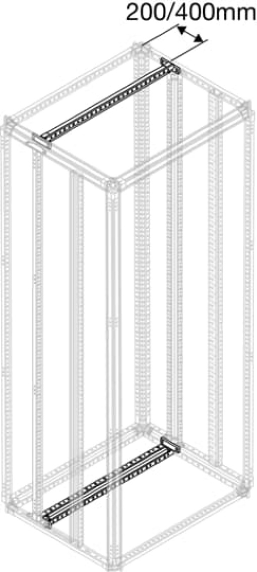 2 GALVANIZ. SHEET CROSSPIECES CC W1000MM