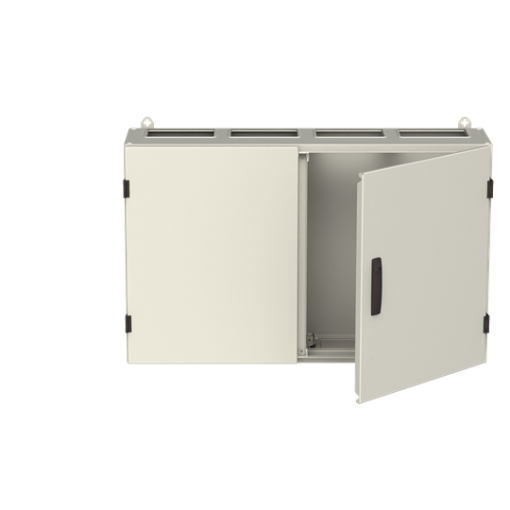 Wall-mounting cabinet, Rows 4, 650 mm x 1050 mm x 275 mm, Isolated Class II, IP55