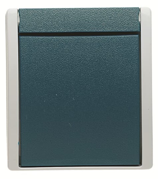 Intermediate switch Intermediate switch with LED exchangeable Blue - ocean