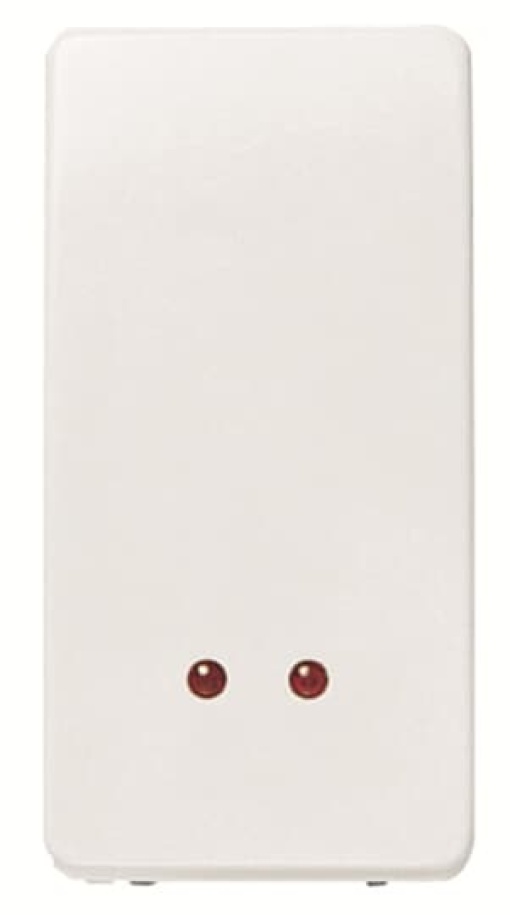 Switch 1-way Rockerbutton Off switch 1-pole with Glow lamp Alpin White - Stylo