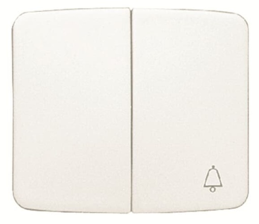 Rocker switch Symbol "bell" for Switchpush button, Two-part rocker White - Arco