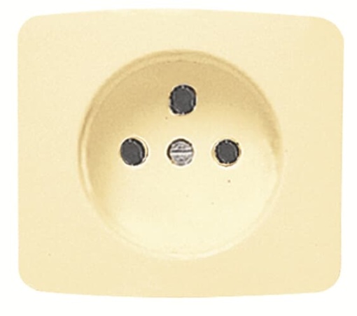 Cover socket outlet Socket outlet Central cover plate Ivory  - Arco