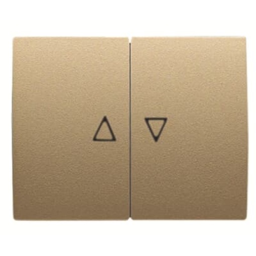Cover blind control Symbol "arrows" for Venetian blind, Two-part rocker Beige - Olas
