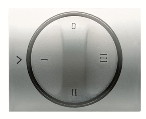 Cover switch Symbol "4-level switch" for Level switch Turn button Titanium - Olas