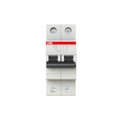 Miniature Circuit Breaker - SH200 - 2P - 32 A - B - AC 6 kA