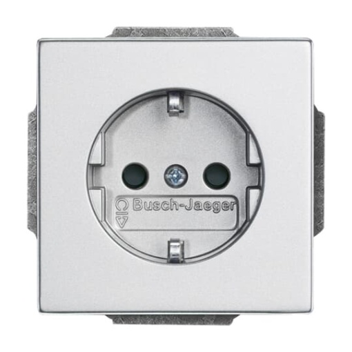 Socket Outlets Safety Shutter aluminium silver  - Platform 63